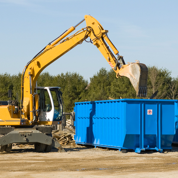 are there any restrictions on where a residential dumpster can be placed in Kenyon MN